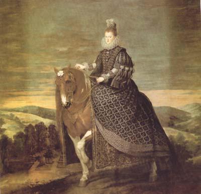 Diego Velazquez Portrait equestre de la reina Marguerite (df02) oil painting image